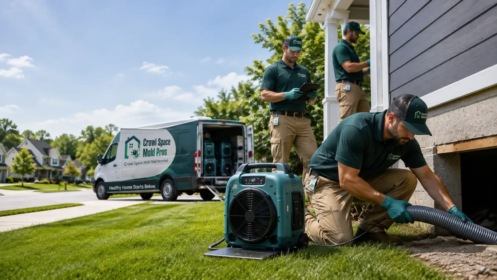 Crawl Space Mold Removal in Nanticoke, PA